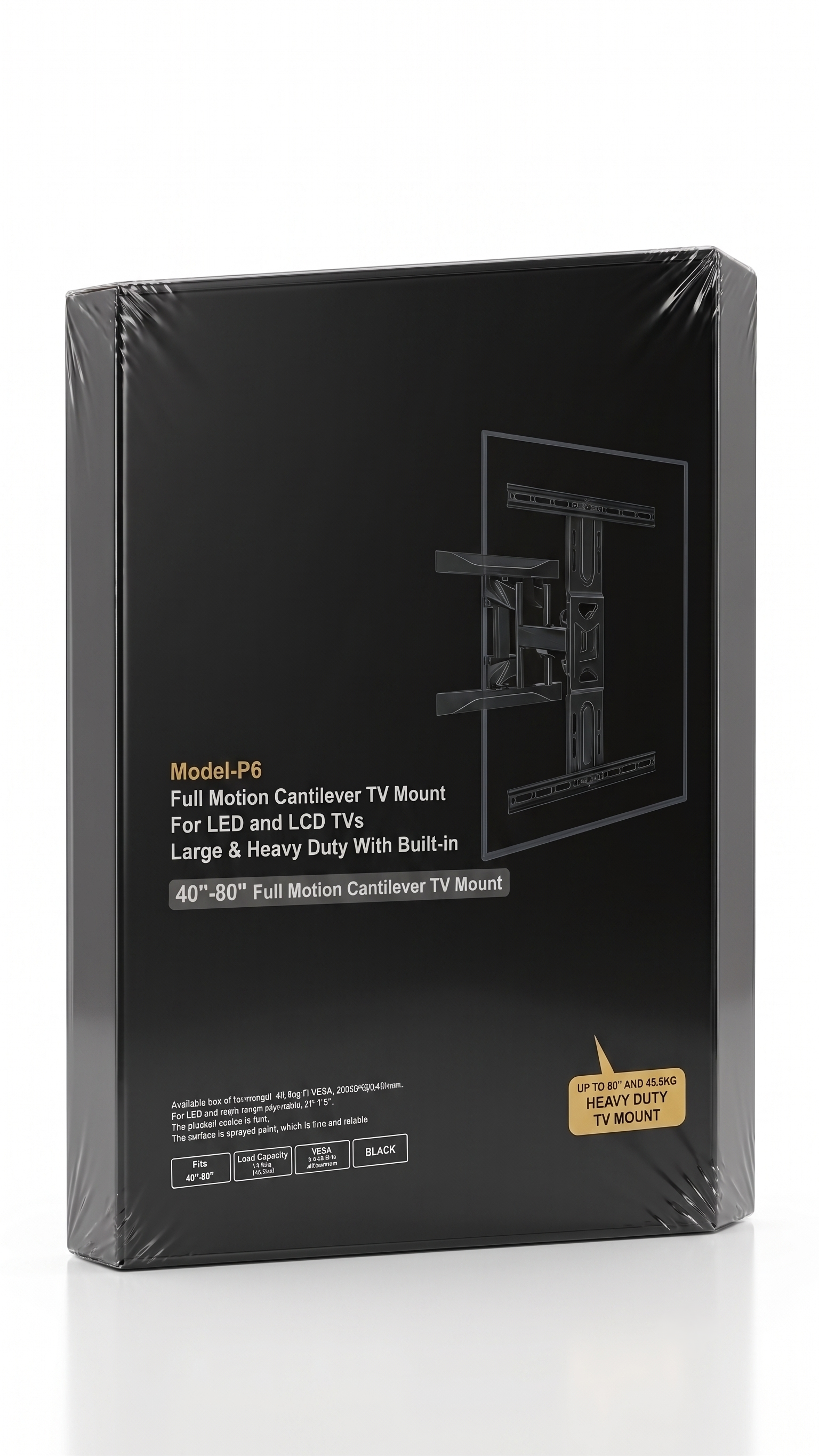 Cantilever TV Wall Mount for Large 40"–80" Inches Screens