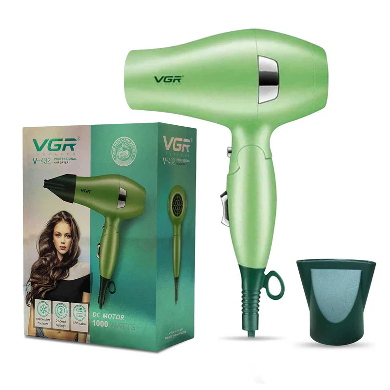 VGR Hair Dryer for Men & Women 1000W V-432