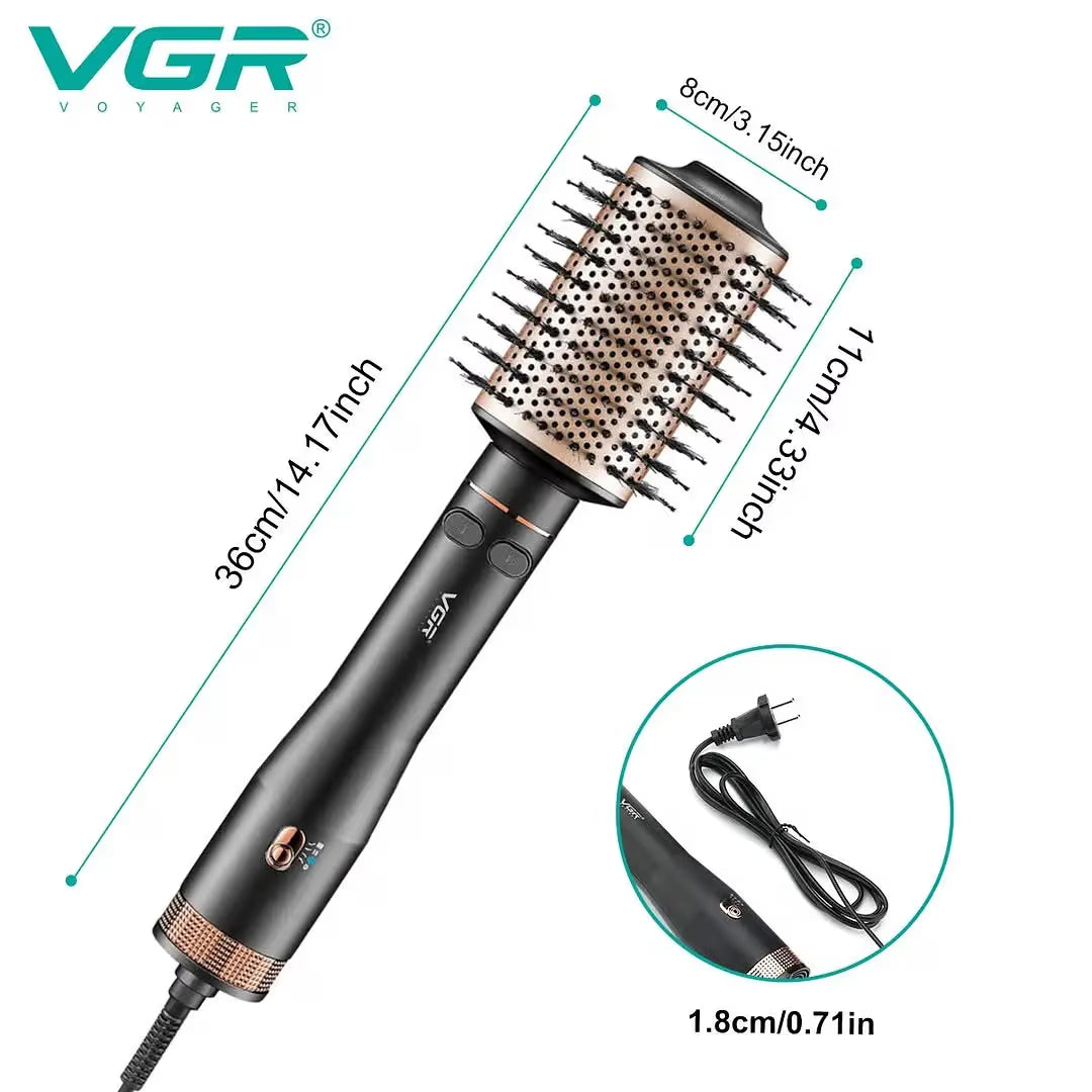VGR Rotating Hair Dryer Brush, 800W V-494