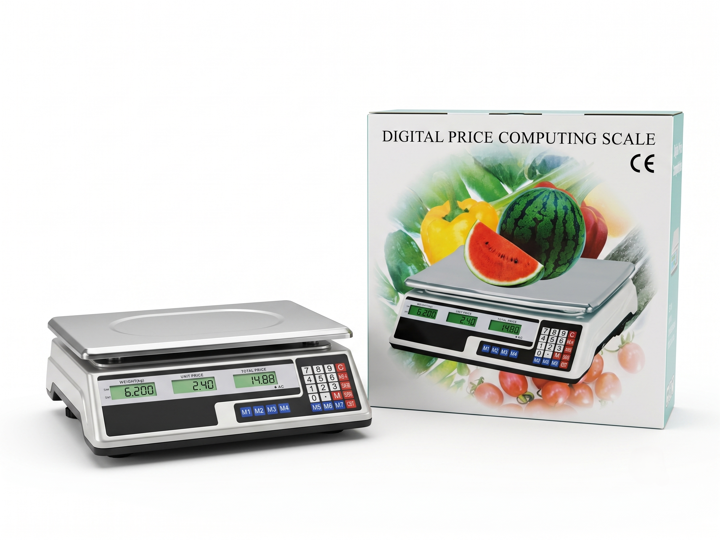 Digital Food Scale & Produce Scale (CE Certified)